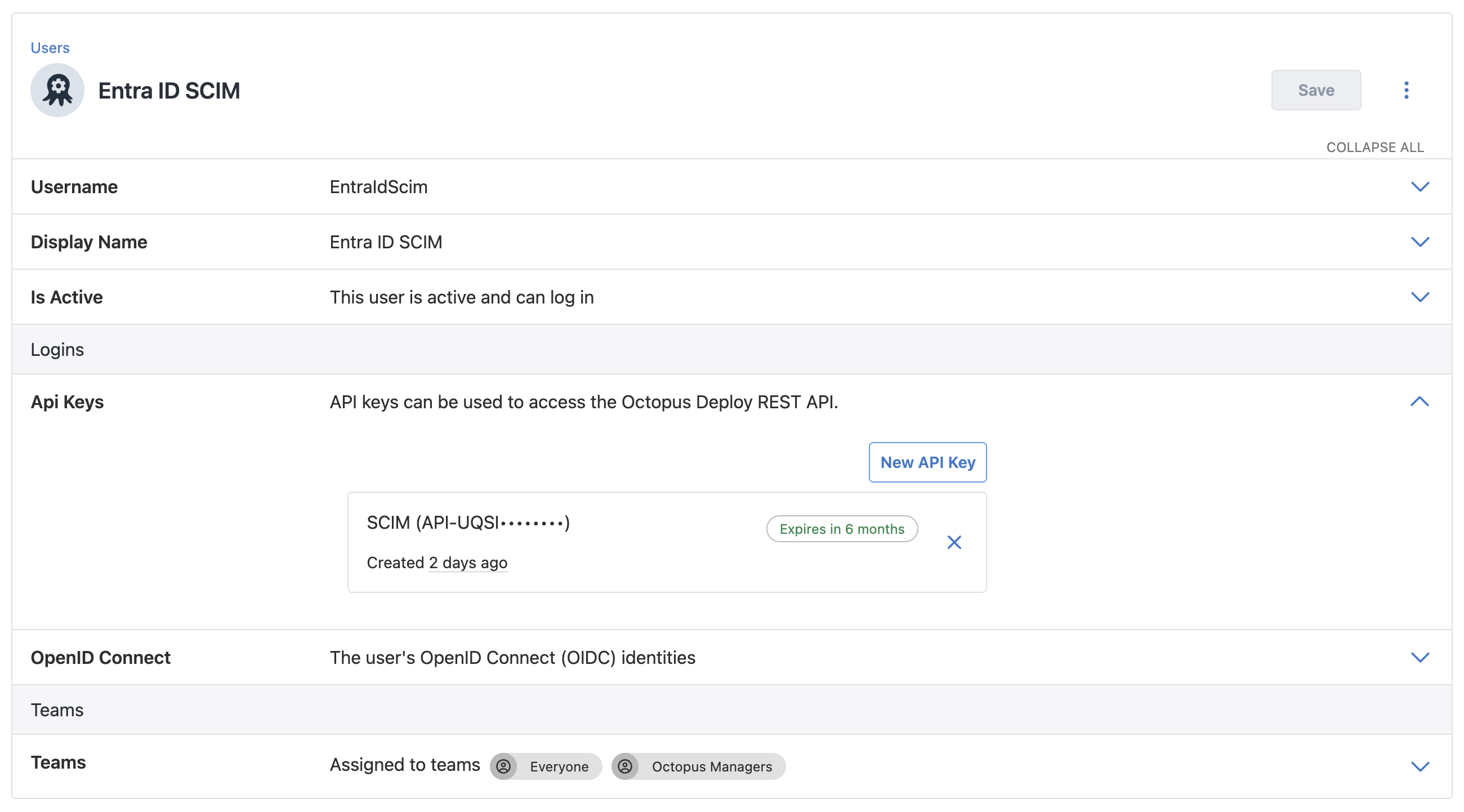 Service account